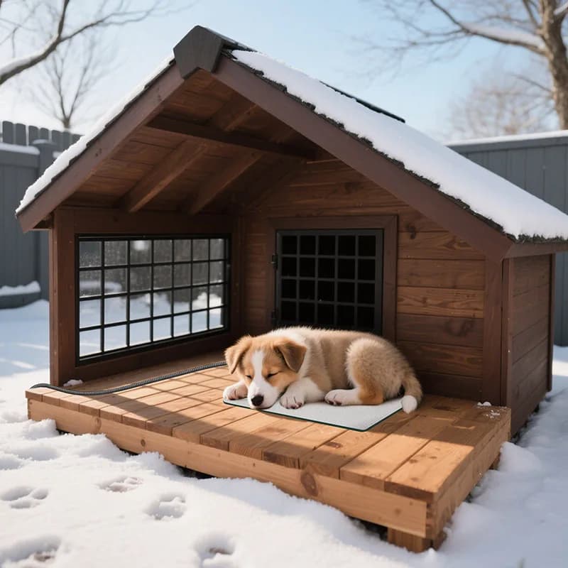 Coperta Elettrica per Animali Domestici con Controllo della Temperatura, Tappetino Intelligente Riscaldante per Cani e Gatti, Cuscino Termico Invernale per Cuccioli