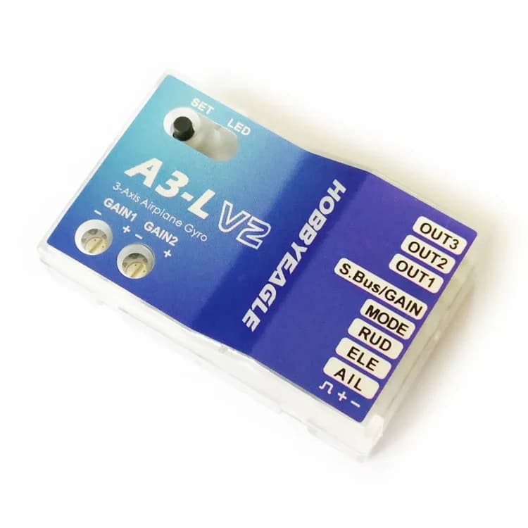 HobbyEagle A3 A3-L V2 6-Axis Airplane Gyro & stabilizzatore Flight Controller per RC FPV Airplane droni ad ala fissa parti fai da te