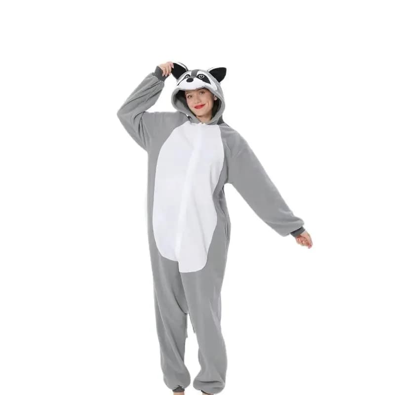 Cos72 Unisex Procione Costumes Onesies Monster Cosplay Pigiama Pigiama For Adult Animal Nightwear 72Cos
