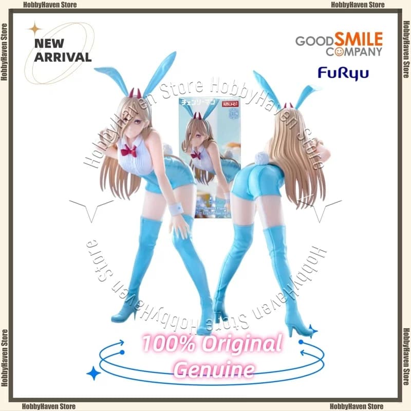 Disponibile GoodSmileCompany ‌ Chainsaw Man BiCute Bunnies Power Light Blue Ver. Modello Ufficiale Originale Action Figure da Collezione Regalo