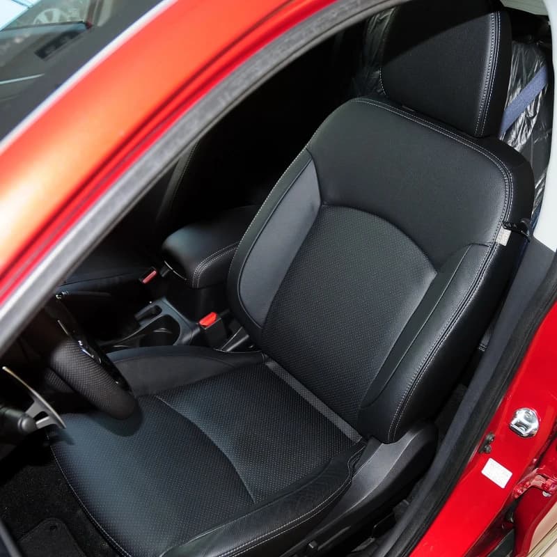 Coprisedili per Auto a 4 Posti Personalizzati per Peugeot 4008 2009 - 2012, Set Completo Anteriore in Pelle Vegana