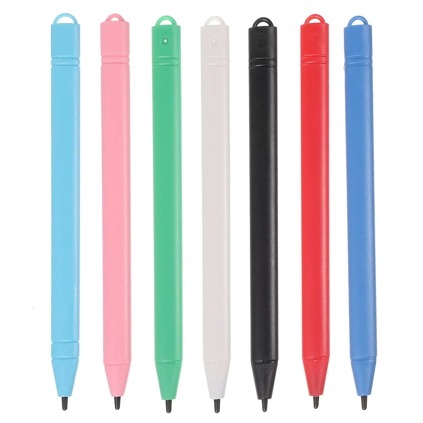 7 pz Lcd Scrittura Tablet Penna Stilo Penna Personale Per La Scrittura Tablet Lavagna Nera Disegno Stilo Pad Lcd Doodle Graffiti Bambino