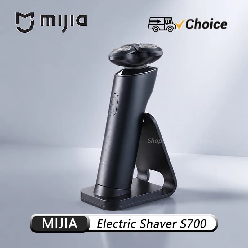 MIJIA Electric Shaver S700 Portable Flex Razor 3 Head Shaving IPX7 Waterproof Washable Beard Trimmer Cutter 30 Day