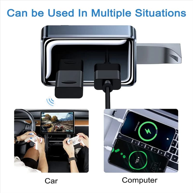 Hub USB Glove Box Dash Cam Flash Drive Docking Station per il trasferimento di giochi Musica Modello Y Modello 3 Accessori