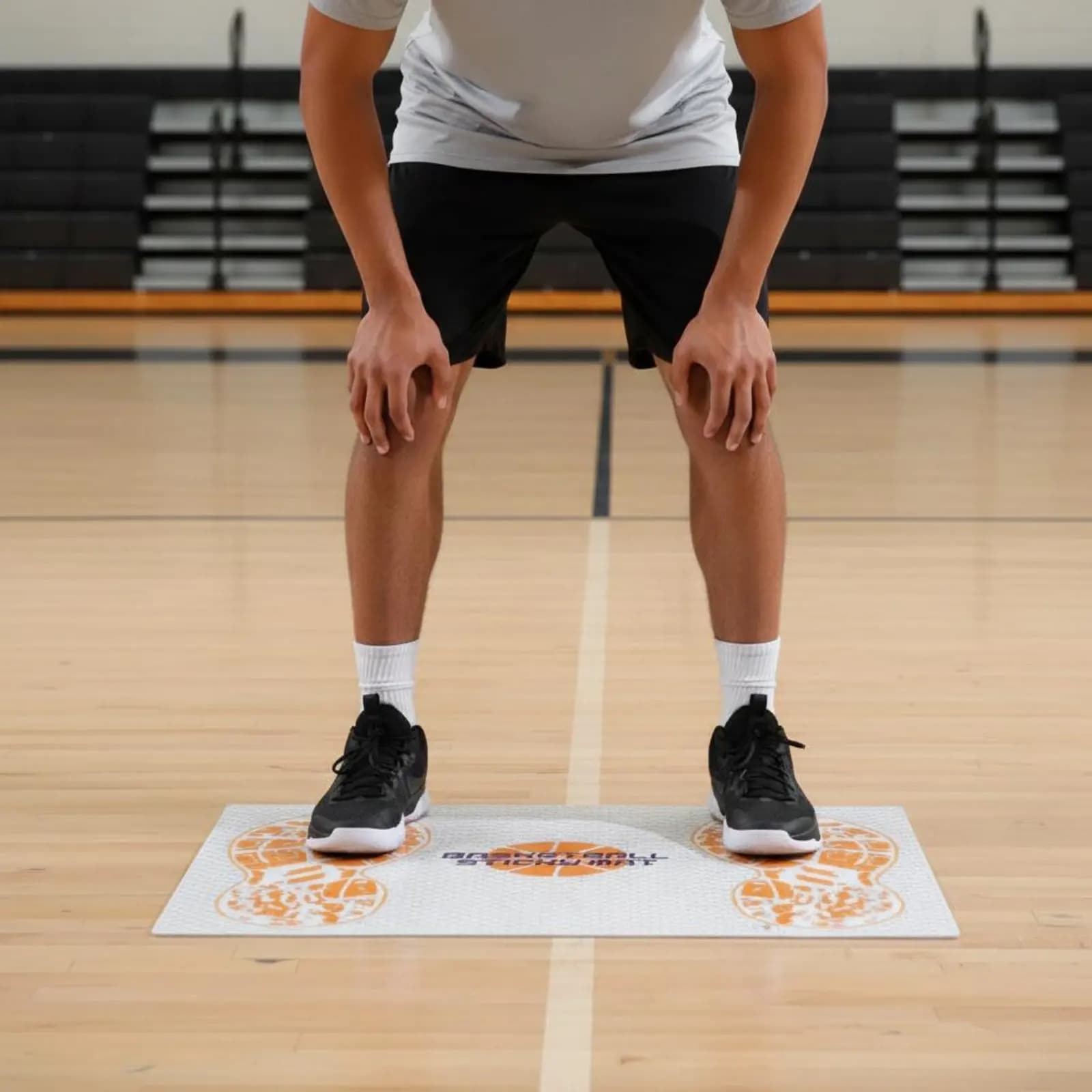 Tappetino Adesivo per Pallacanestro in PVC, Tappetino per Pulizia Scarpe da Basket, Facile da Pulire, Durevole per Pavimenti di Palestre