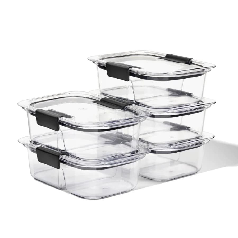 Brilliance Leakproof Meal Prep Containers 2-Compartment 2.85 Cup Capacity