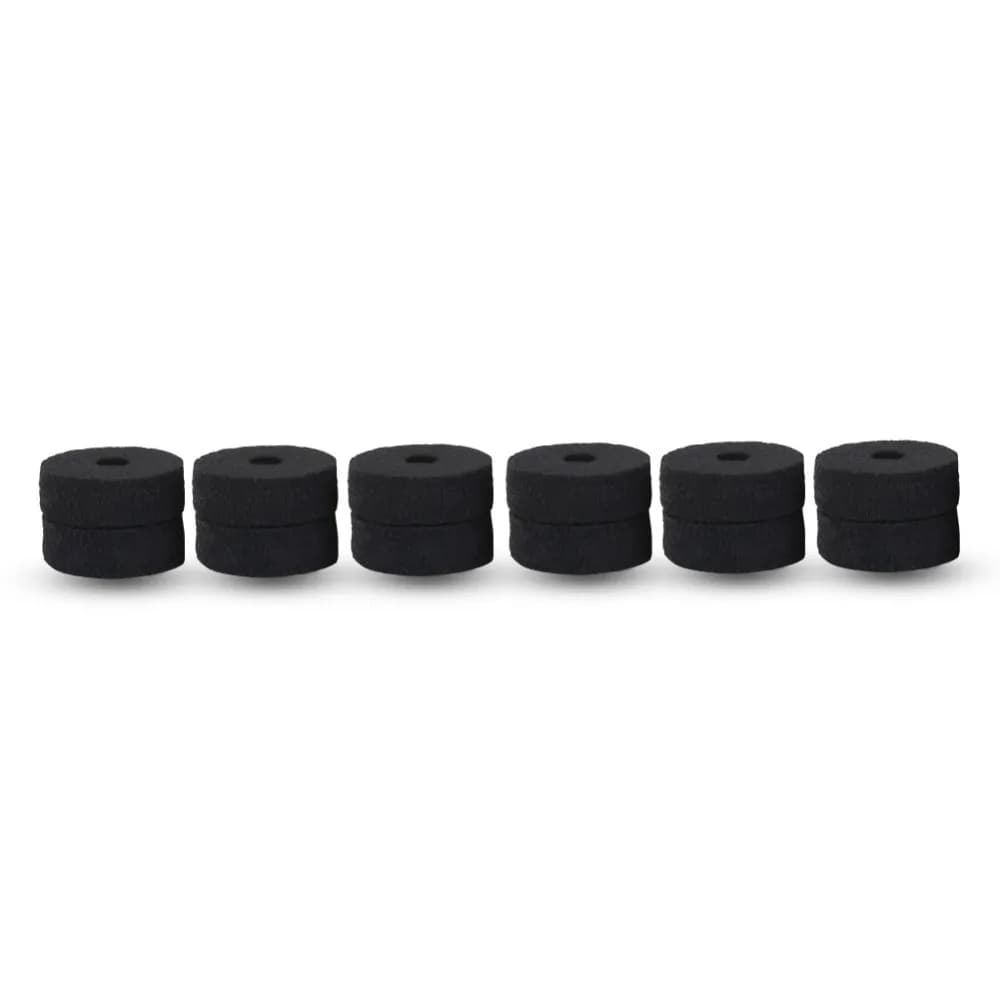 10 pezzi morbidi ​ 40 mm ​ Feltrini per Piatti da Batteria ​ Grigio/Nero ​ Set di rondelle in feltro ​ ​ Guarnizione in feltro per cimbali ​ Rotondo ​ Accessori per Tamburo a Cornice ​