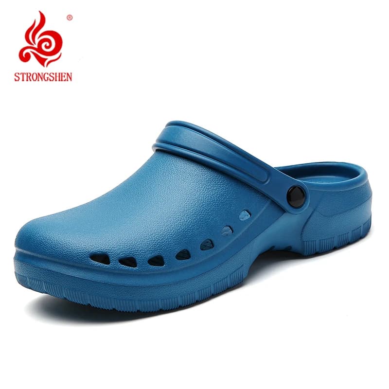 Unisex Medical Clogs Non-slip Breathable Surgical Work Shoes for Hospital Nurse Doctor Kitchen Garden EVA Sandals