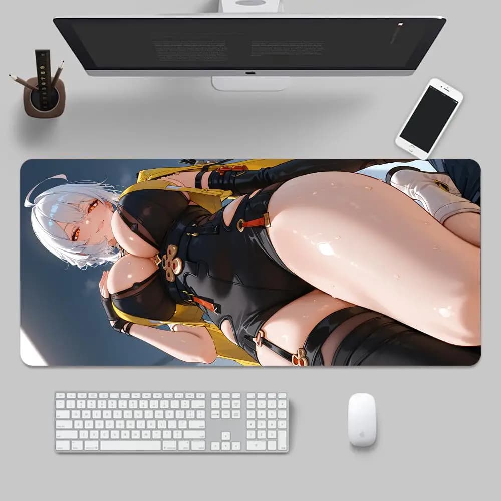 Yixuan Zenless zone zero Tappetino per mouse Tastiera Punto mouse Tappetino per mouse, Tappetini da scrivania, Accessori da gioco, Parti per PC XXL90x40 cm