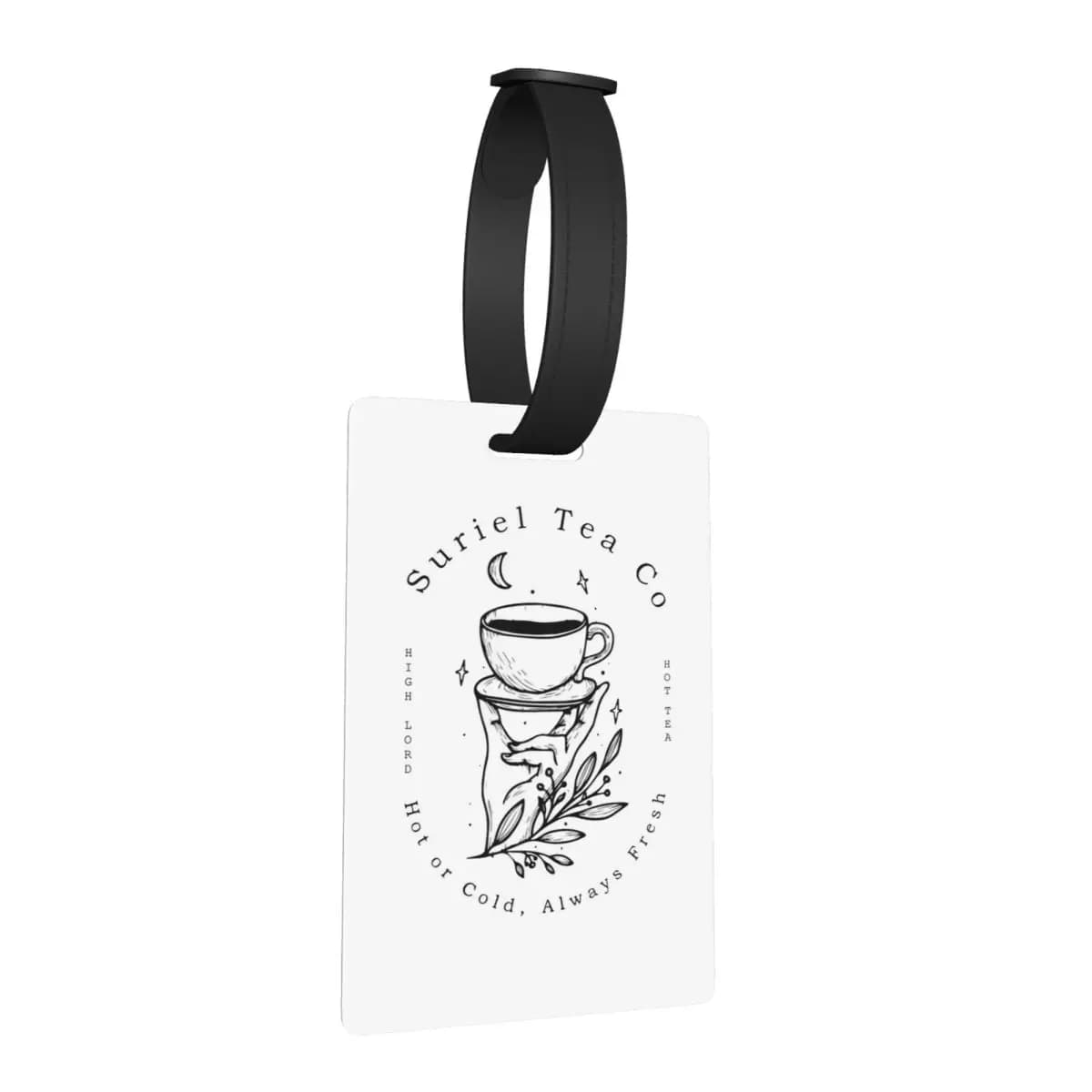 Etichette per Bagagli ACOTAR Suriel Tea Co, Accessori per Valigie, Targhette per Bagagli da Viaggio, Porta Etichette con Nome e Indirizzo