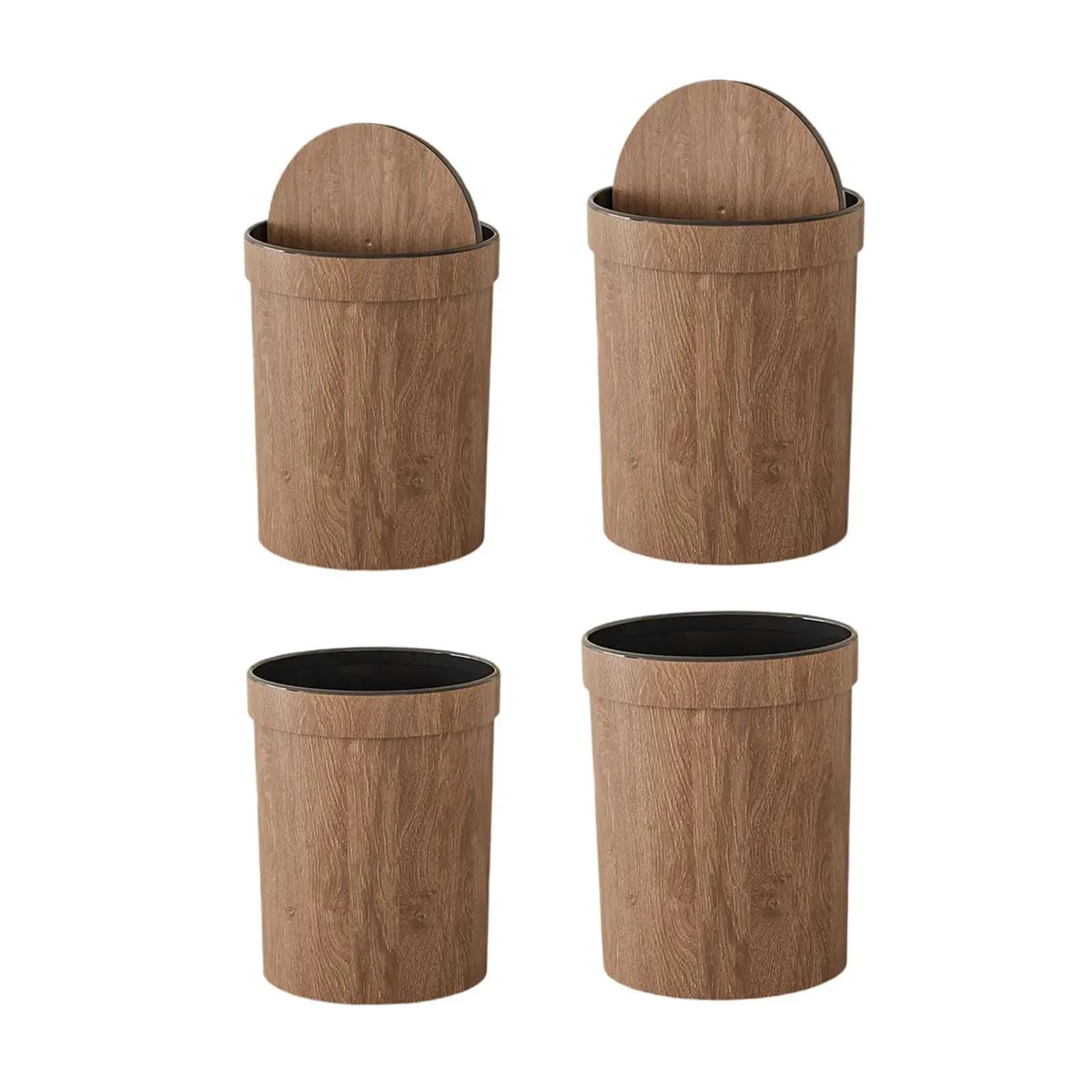 Accessorio decorativo per pattumiera Elegante secchio per la spazzatura Cestino per la polvere da cucina Cestino per la spazzatura per soggiorno, WC, ufficio, camera da letto, studio