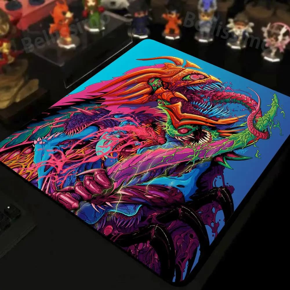 Anime Game 450x400 XL Lockedge Small Gaming Mouse Pad Computer Gamer CS GO Keyboard MousePad Hyper Beast Desktop MousePad per PC