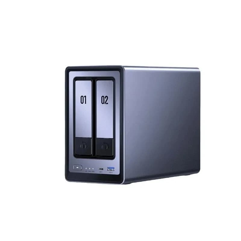 Server NAS a due bit per la rete domestica con album intelligente AI e accesso remoto