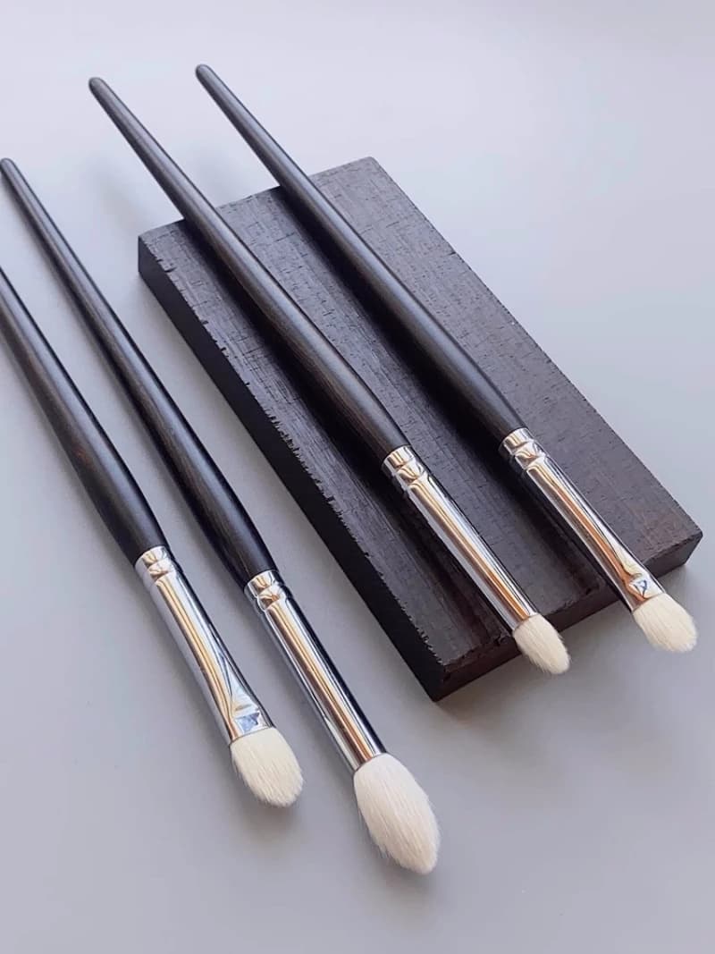 Shading Brush Natural Luxury Goat Fur Sleeve Ebony Ebony Brushes Makeup Brushes Beauty Tools