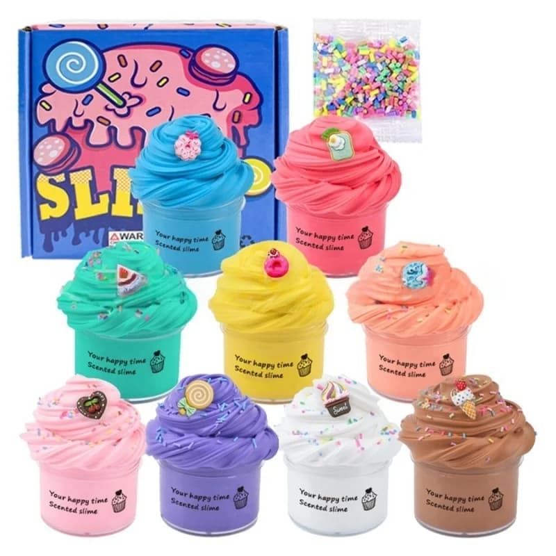 BESTSELLER 70ML Butter Slime Foam Putty Set Non Sticky Stretch Soft Clay Stress Relief DIY Craft Toy Perfect Kids Birthday Gift