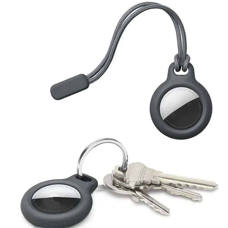 Per Apple Airtag Custodia sicura con copertura protettiva Paraurti Tracker Accessori Portachiavi anti-smarrimento per borse Airtag per auto