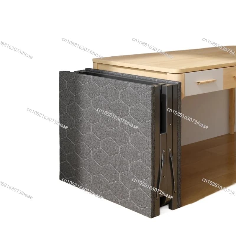 Dormitorio semplice per adulti pieghevole per persona singola, pausa pranzo in ufficio, accompagnamento del letto in ferro con bordo rigido