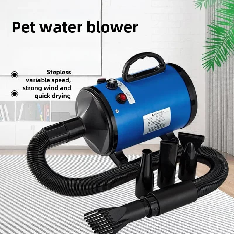 Large dog hair dryer for domestic cats Golden Retriever dog hair high power and low noise