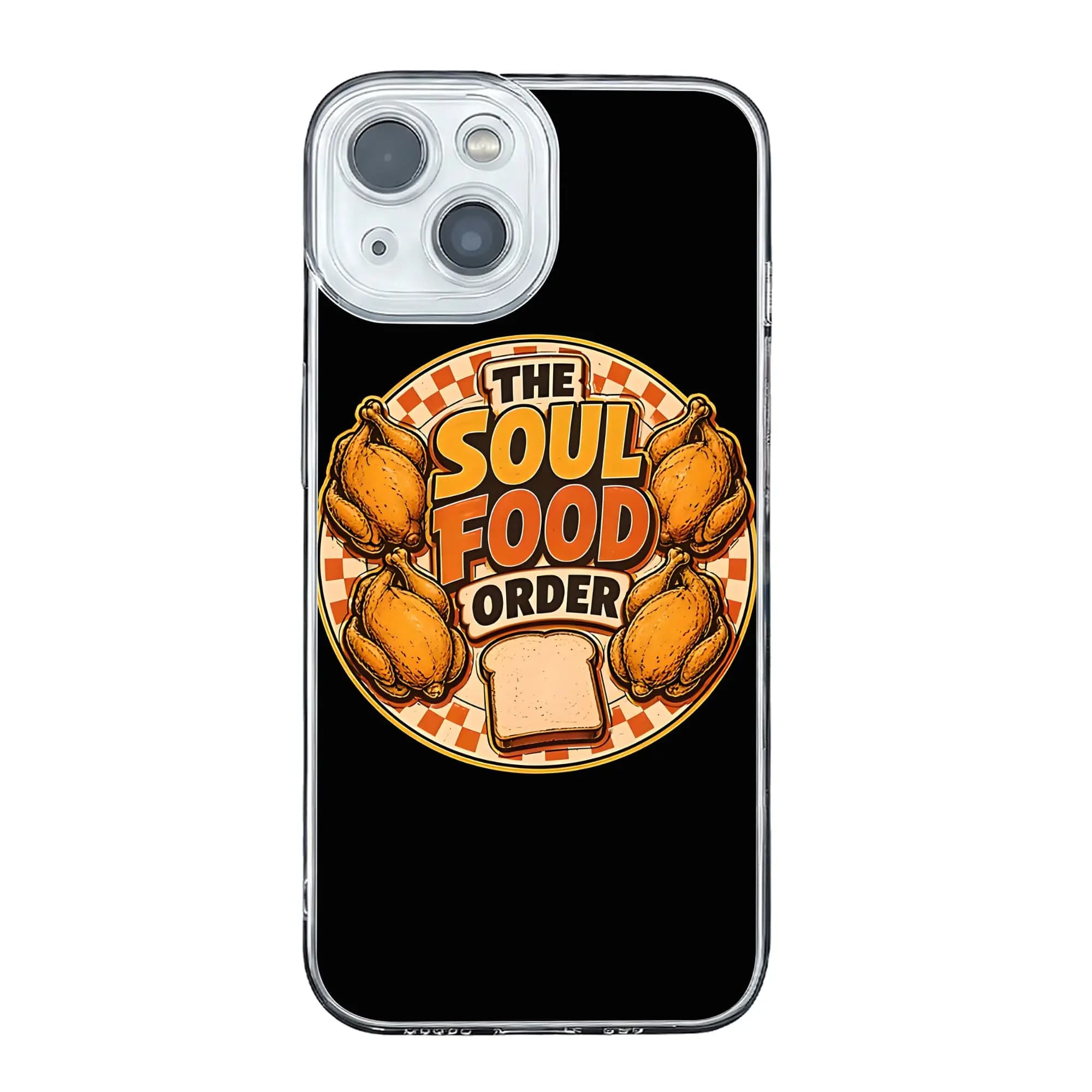 Cover anti-collisione The Soul Food Order per iPhone 17 16 15 14 13 12 11 Pro Max