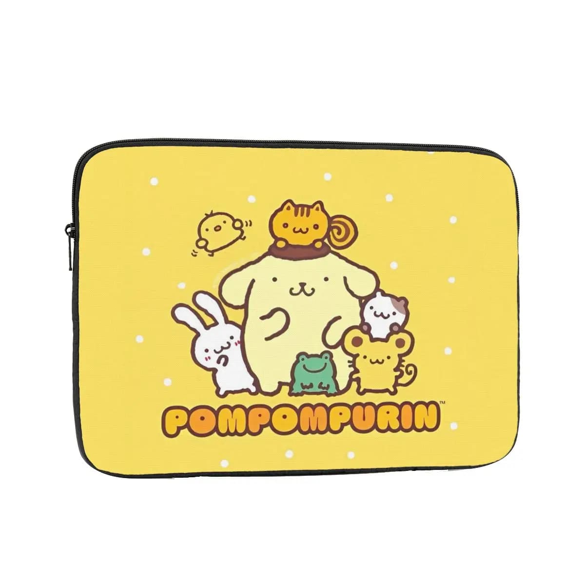 Custodia Antiurto per Laptop 12 13 15 17 Pollici Kawaii Pompompurin, Borsa Protettiva per Notebook con Cartone Animato Carino