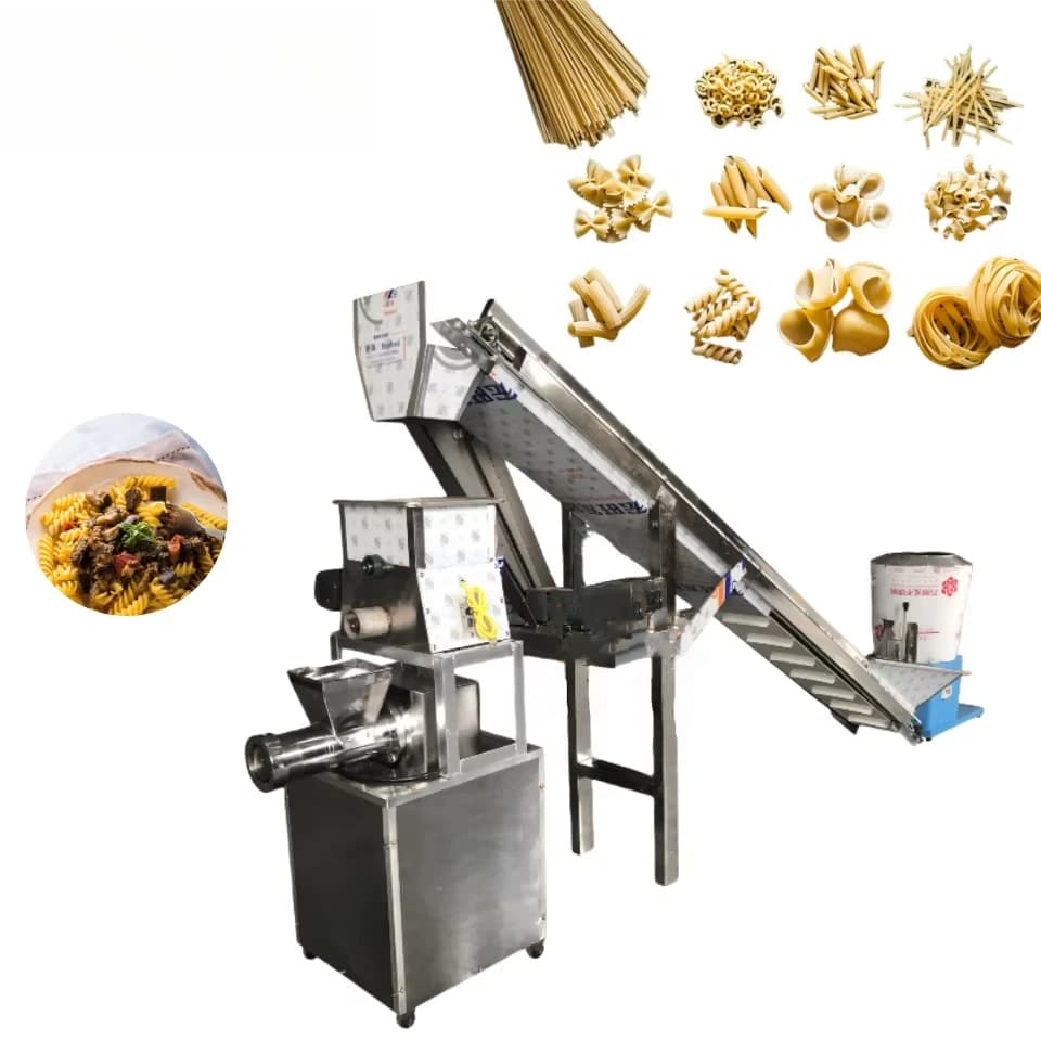 Tagliatelle per spaghetti macaroni automatici elettrici industriali che producono macchine per la linea di produzione di pasta