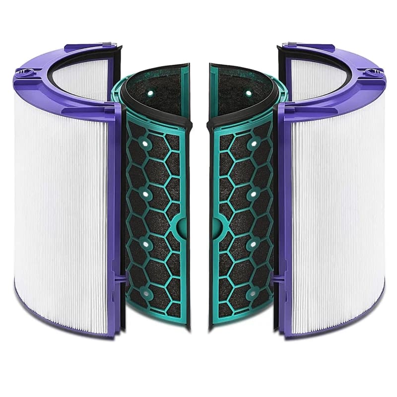 per Dyson TP04 TP07 HP04 HP07 PH01 Sostituzione del filtro, vero sistema sigillato HEPA e carbone attivo per purificatore d'aria puro e freddo