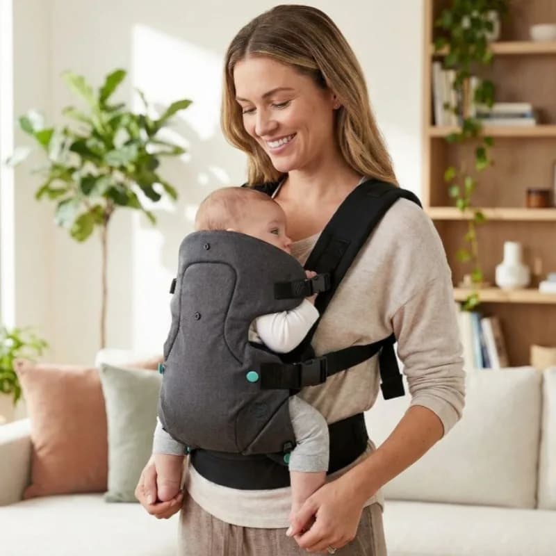 Multi marsupio per seggiolino anca per bambini, imbracatura per neonati in rete traspirante 4 in 1 con supporto ergonomico in vita regolabile per neonato a bambino