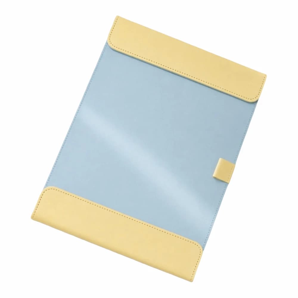 Durable PU Leather A4 Clipboard Double-Clips Multi-Function Writing Board Pad Magnetic A4 File Folder Meeting