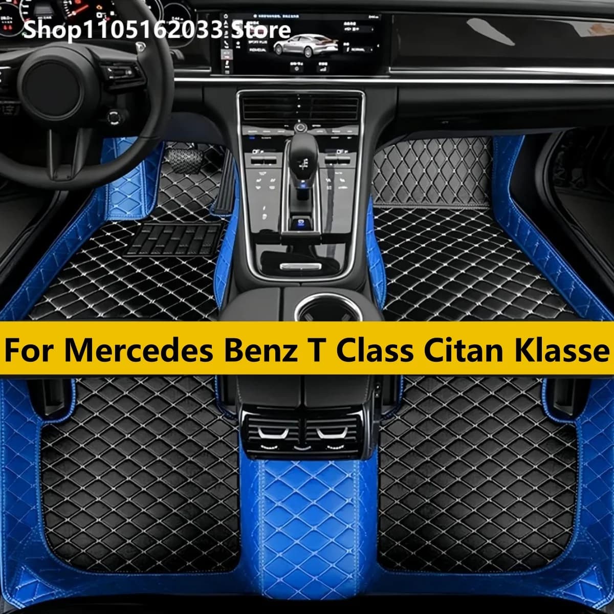 5 Seats Custom Car Mat Suitable for Mercedes Benz Class T Citan Klasse 2022 2023 2024 2025 Car Accessories Pads Footwear