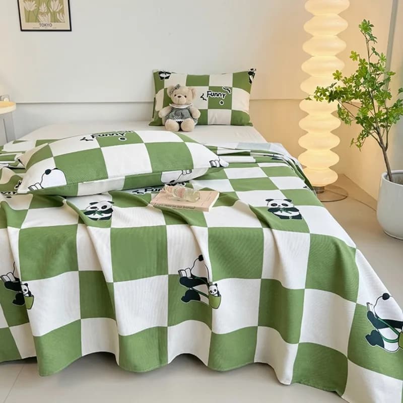 1 pezzo di biancheria da letto semplice in cartone animato, morbida e traspirante, leggera, grande federa per lenzuolo deve essere acquistata separatamente