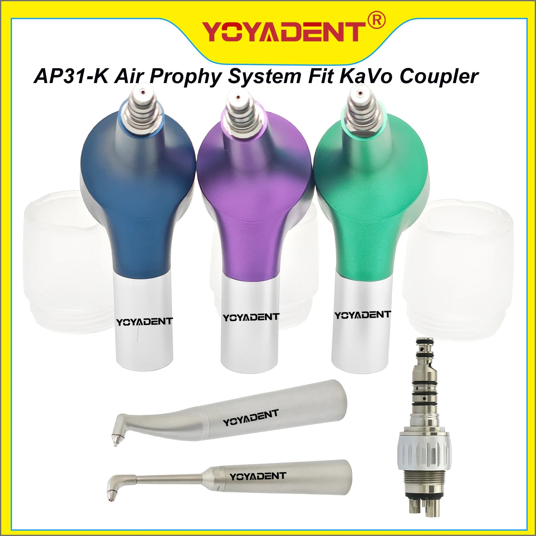 Fit KAVO Dentale Air Prophy Polisher Sanding Polishing Tool Tooth Whitening Products Dentali In Aluminium Alloy
