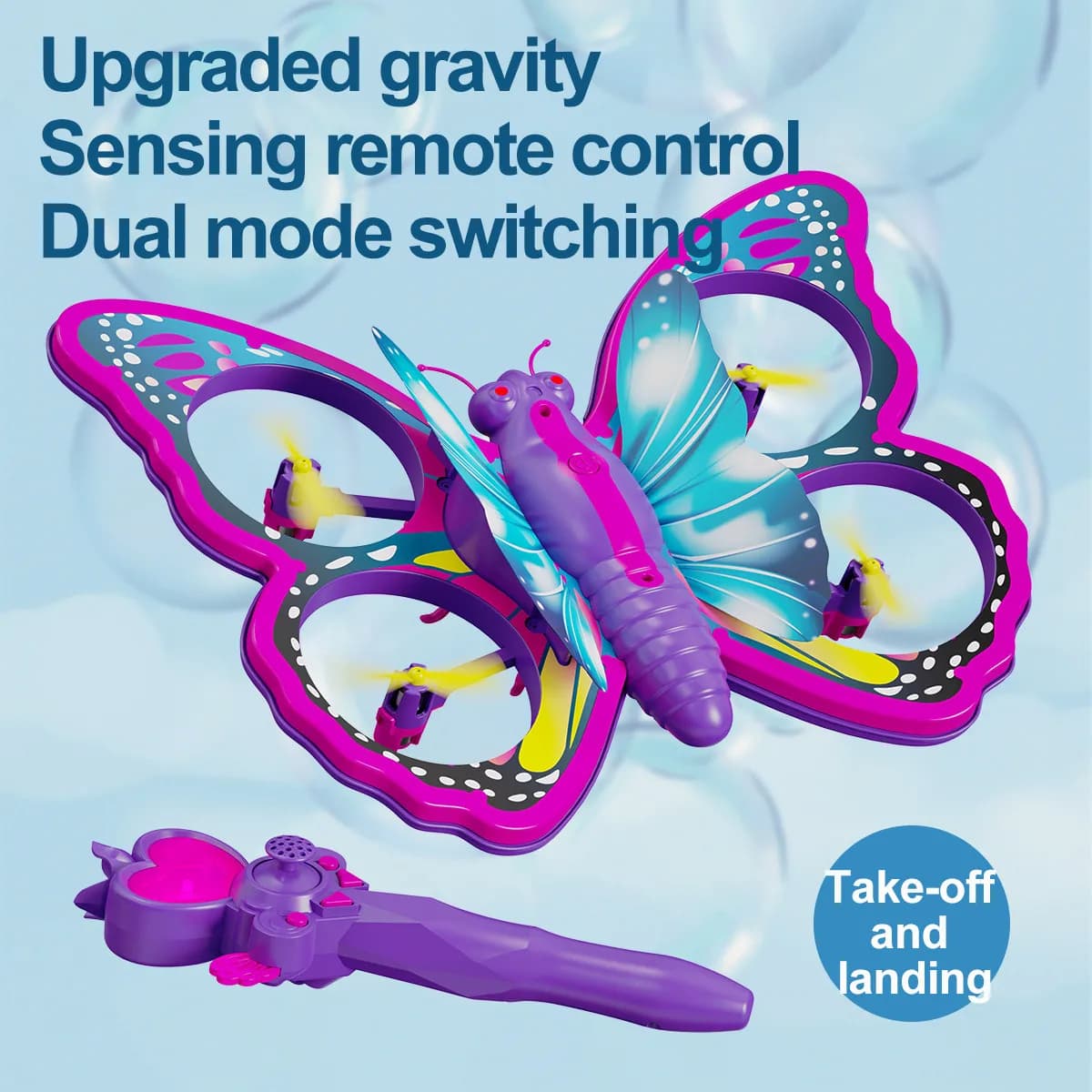 4DRC nuovo 2.4G V40 Gravity Sensing RC elicottero Butterfly Drone Quadcopter telecomando aereo giocattoli per bambini regali