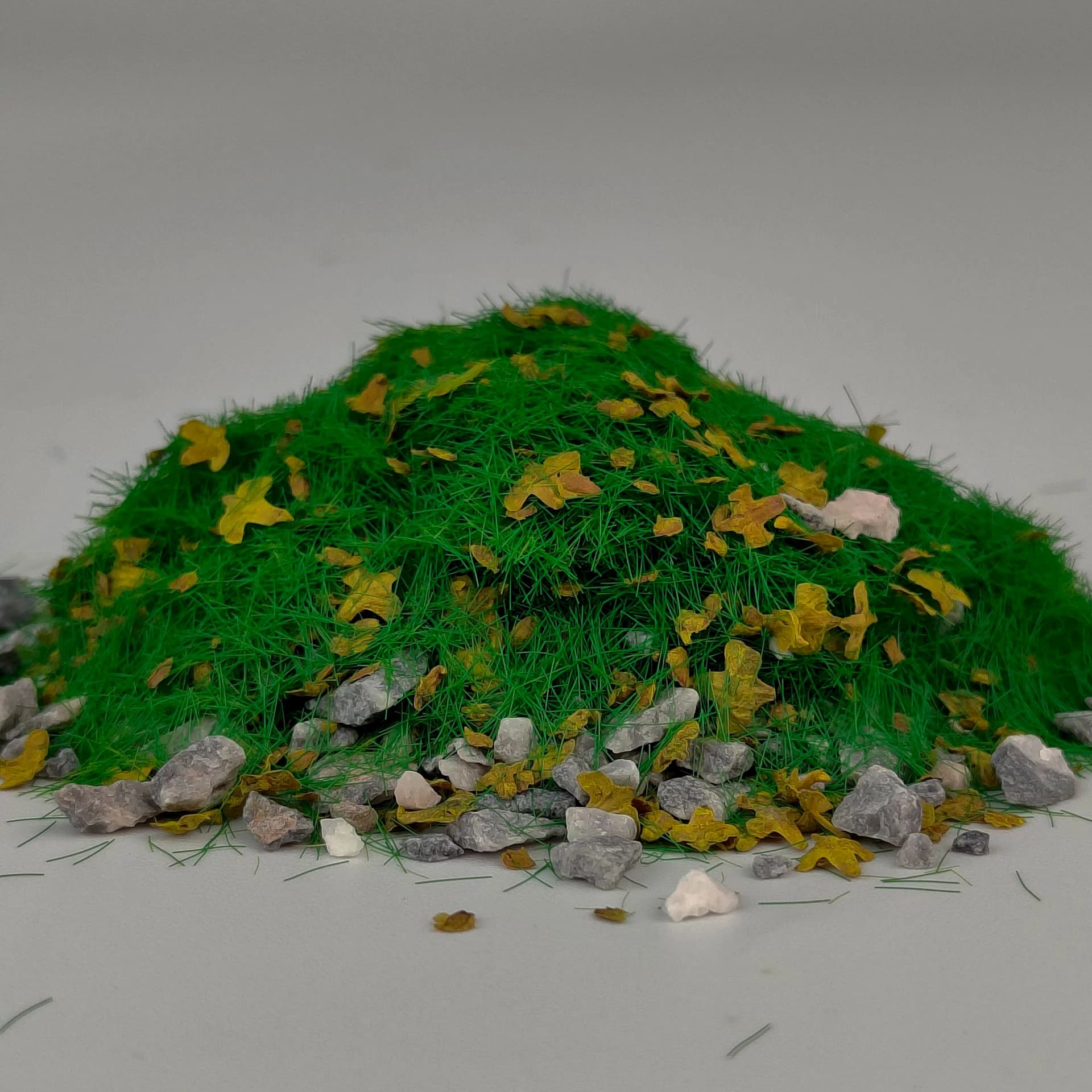 Simulazione Erba Polvere/Pietre/Foglie Erba Mista Modello Kit Fai Da Te Mini Layout di Scena Materiali Diorama Accessori 30 g/borsa