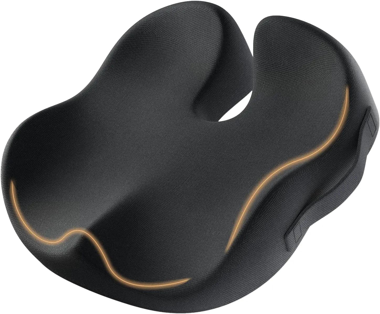 Cuscino Ergonomico in Memory Foam per Ufficio, Auto, Casa, Sollievo da Sciatica, Coccige e Pressione sui Fianchi, Comfort per Tutto il Giorno