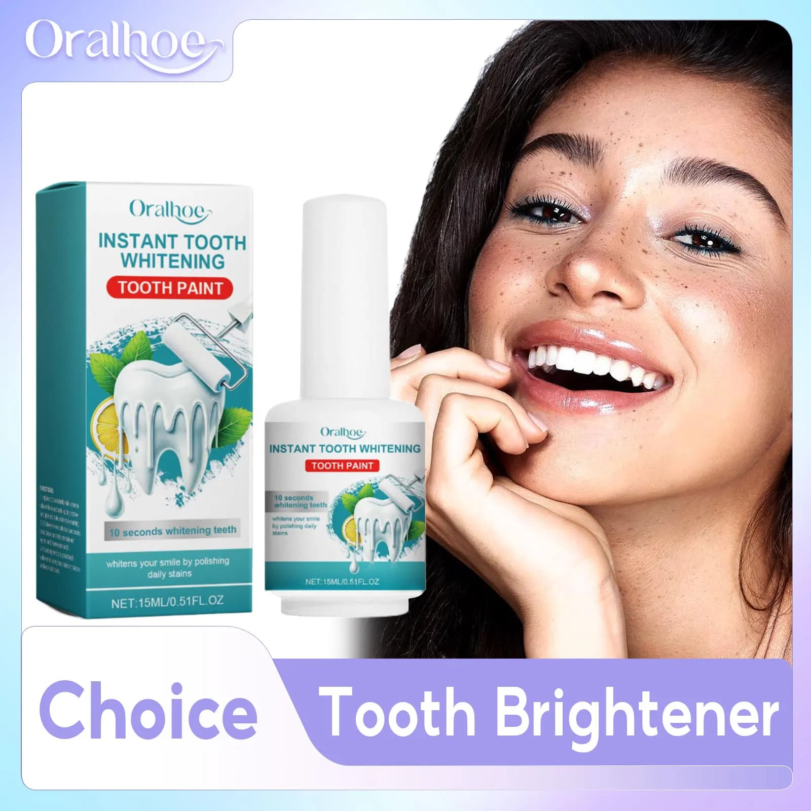 Teeth whitening paint Instant whitening serum for teeth Removal stains for dental calculation Prevent pigmentation Clean oral hygiene care