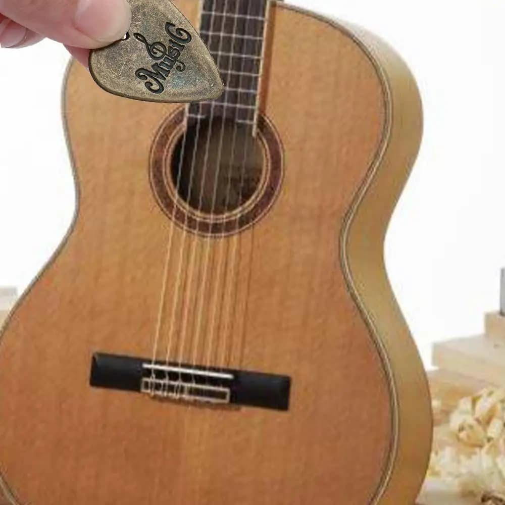 Instruments Guitar Parts and Accessories Sports Entertainment Zinc Alloy Metal Guitar Pick Zinc Alloy Pick Plectrum Guitar Pick