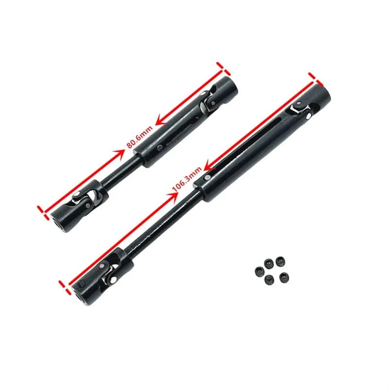 RC Car Accessory Parts- Drive Shaft Kit Upgrade For WPL 1/16 C44 C34 FJ45 Models