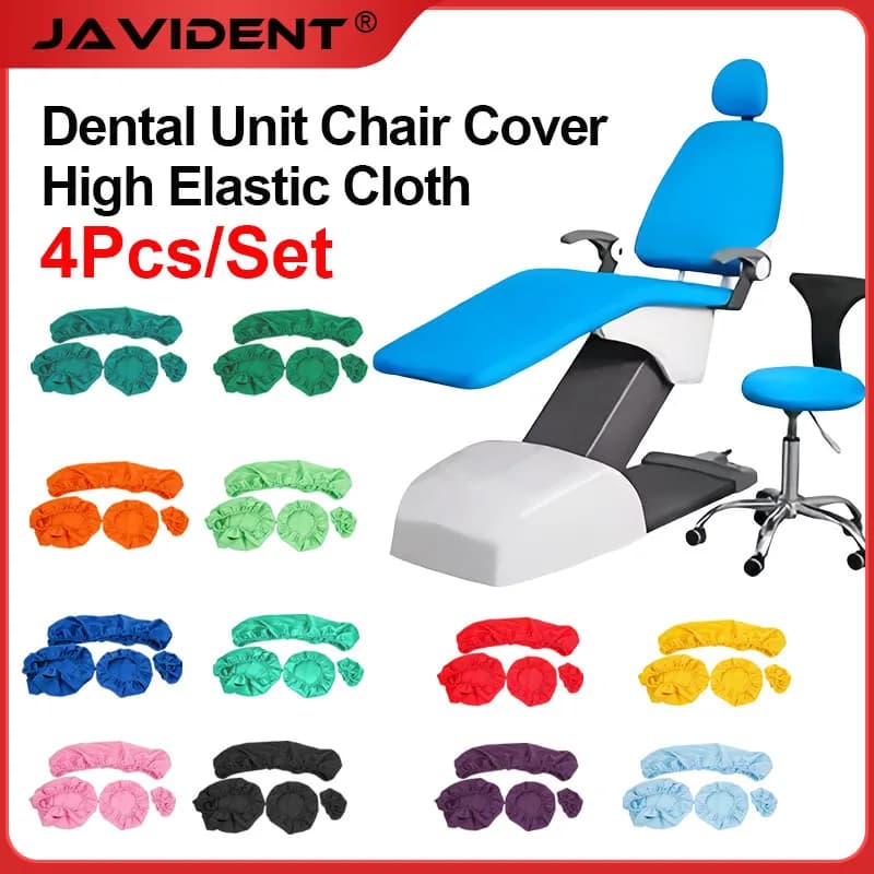 Set Coprisedile Dentistico: Antipolvere, Tessuto Resistente all'Usura, Antipilling, Inalterabile nel Colore e che Mantiene la Forma - Set Dentistico in 4 Pezzi