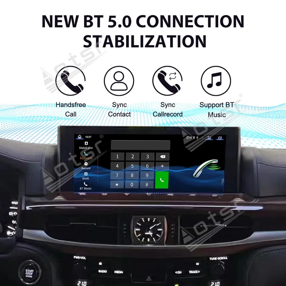 Automotive Multimedia Android 13 Player For Lexus LX570 2015~2021Receiver GPS Navigation Car Radio Stereo Carplay IPS Head Unit
