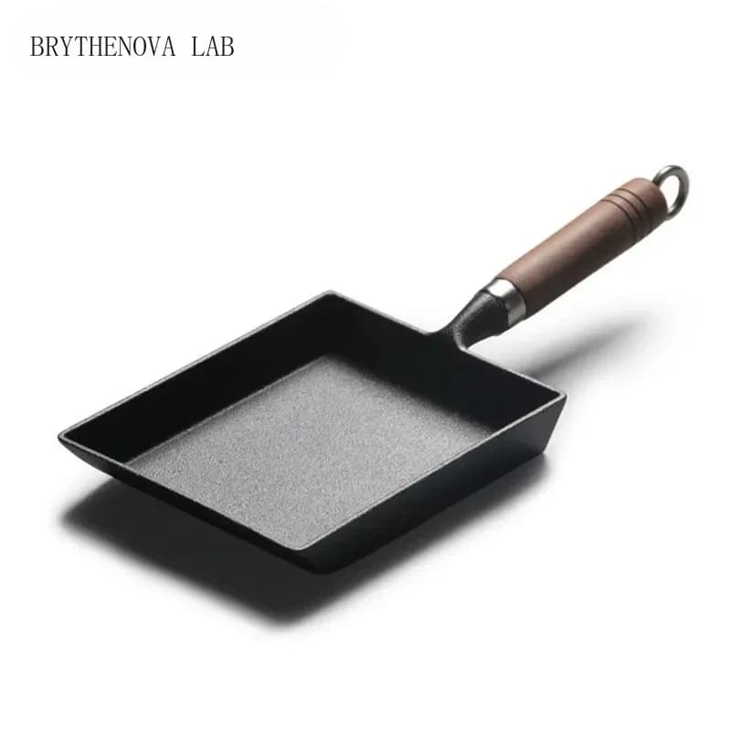 Thickened Japanese Omelette Pan / Tamagoyaki Pan, Non-stick Rectangle Egg Mini Frying - Cast Iron / Aluminum Alloy