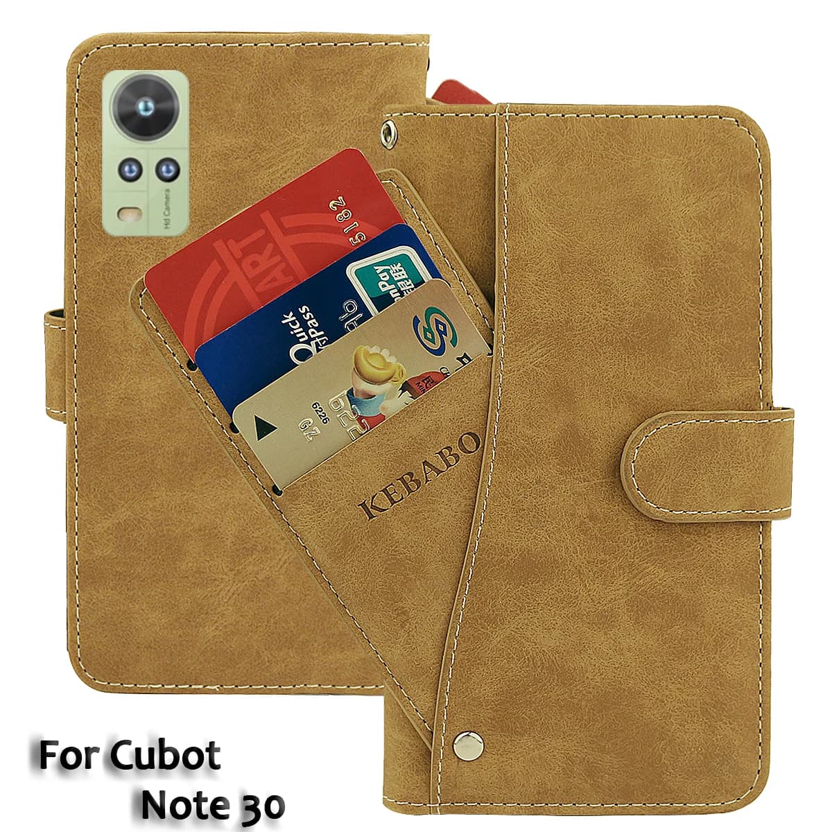 Vintage Leather Wallet Cubot Note 10 20 21 30 P30 R19 PRO Case Flip Luxury Slip-resistant Cover Phone Protective Cases Bags