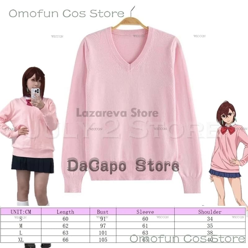 Momo Ayase Momo Costume Cosplay Parrucca Dandadan Anime Felpa con cappuccio Cappotto Costume cosplay Maglione Uomo donna Fan Abito quotidiano Set completo