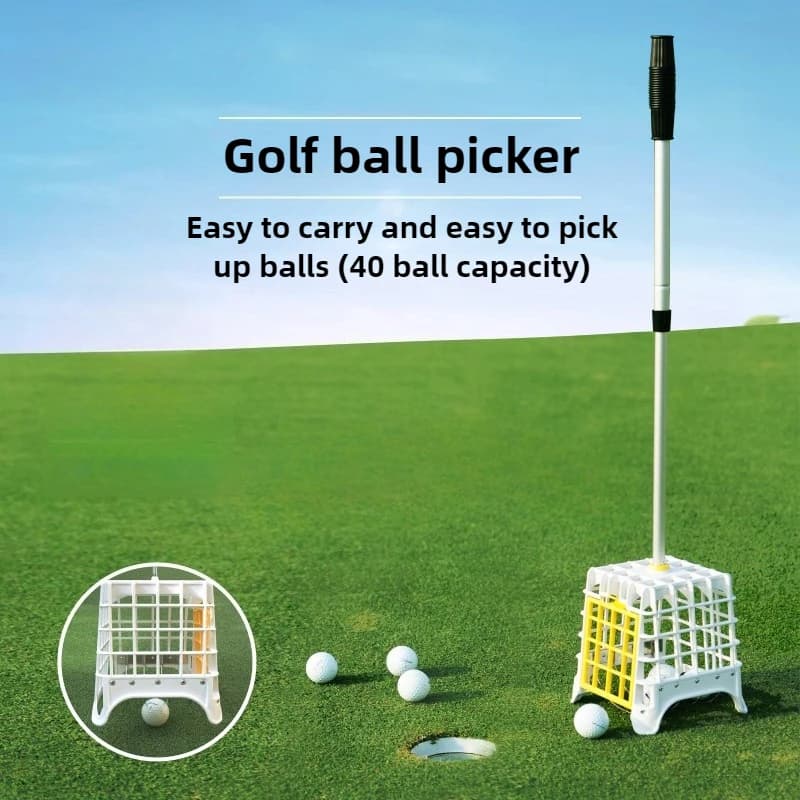Raccoglitore di palline da golf portatile che regola i raccoglitori di palline da golf Raccoglitore di palline professionale di grande capacità Accessorio sportivo leggero