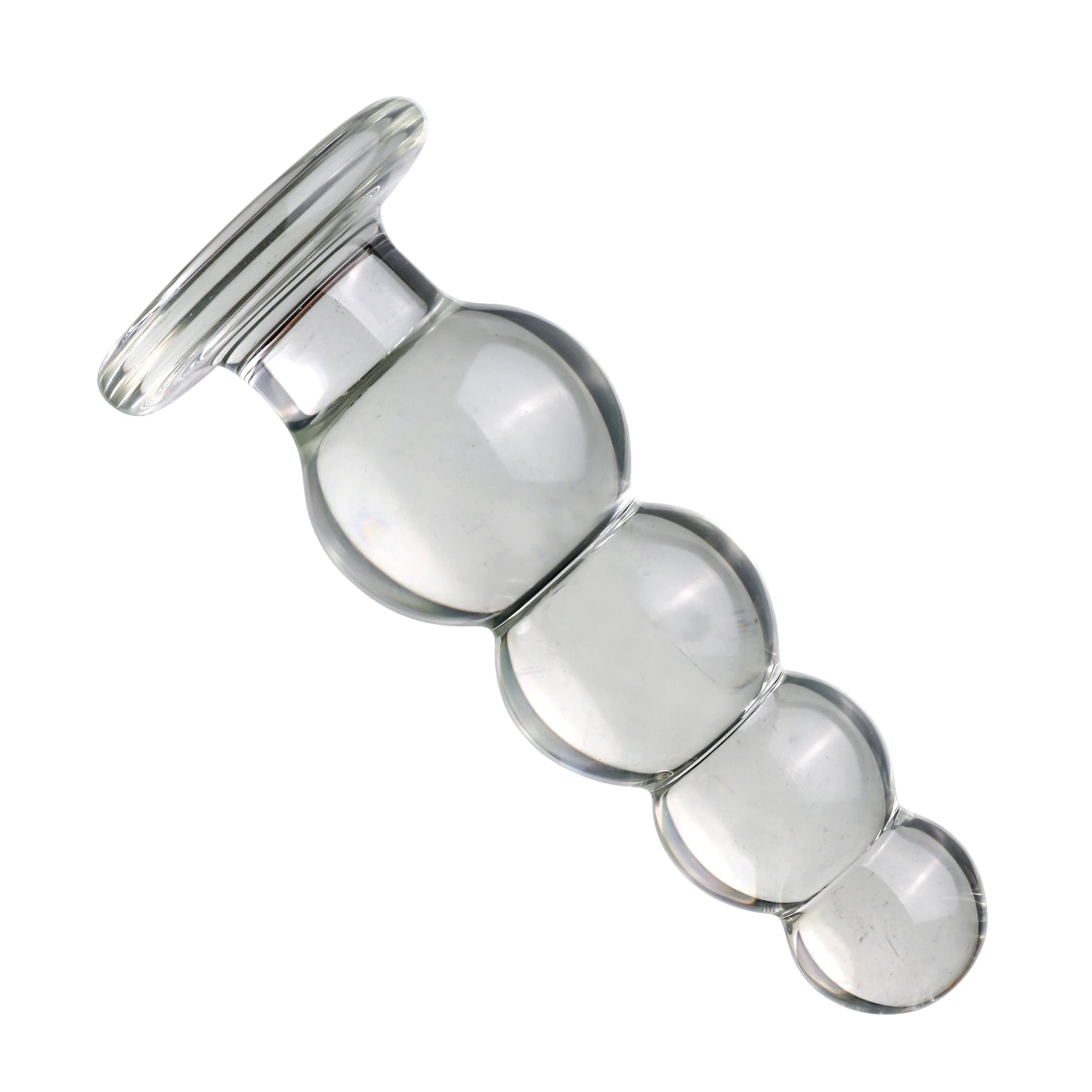 Dildo di cristallo di alta qualità perline di vetro del pene Plug anale Butt Plug giocattoli del sesso per donna uomo coppie stimolazione vaginale e anale