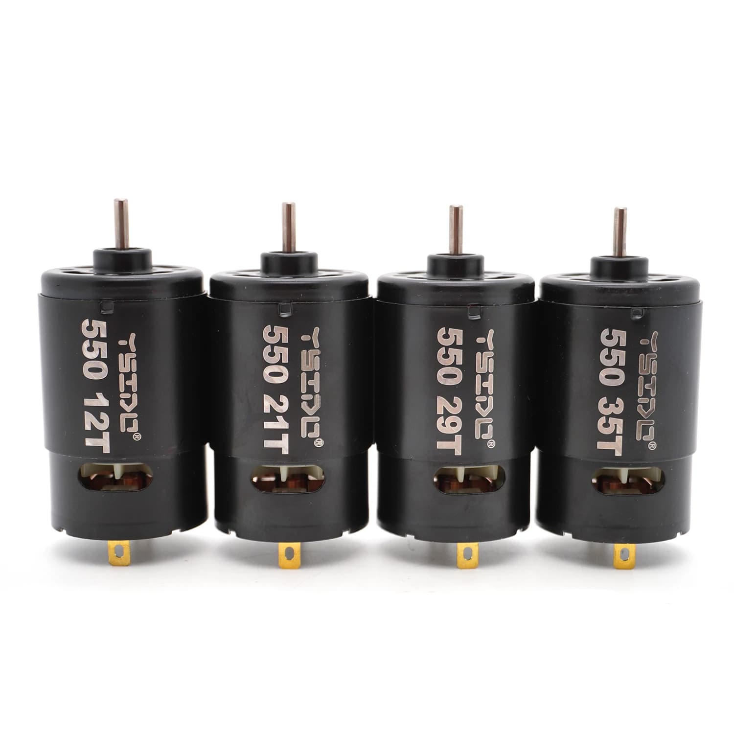 Motore a Spazzole YSIDO Impermeabile 550 12T 21T 29T 35T per Auto RC 1:10 Crawler Axial SCX10 AXI03007 JL 90046 TRX4 TRX6