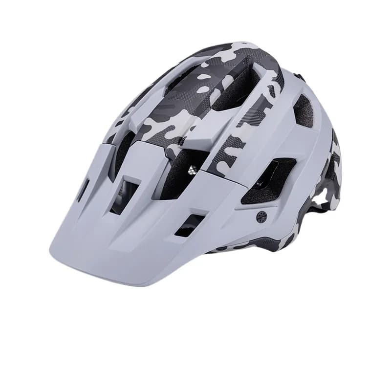Premium Integral Helmet for Adults from Mountain Bike, Camouflage, for Offroad and Downhill, Cycling Safety Equipment, Bicycle Helmet 7