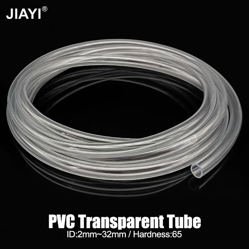 1M-2M PVC Transparent Tube, Internal Diameter 1mm-32mm, Odorless, Usura Resistant, Garden Irrigation and Aquarium Pump