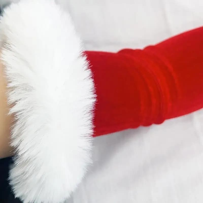 652F Full Gloves Santa Claus Cosplay Gloves Christmas Gifts for Teenage Women