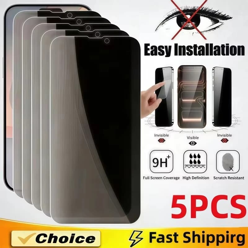 1-5PCS Screen Protector For Xiaomi Poco X8 Pro Max F7 Pro X6 Privacy For Poco X5 X7pro M6 F4 F3 M3 C75 Tempered Glass Anti-Spy