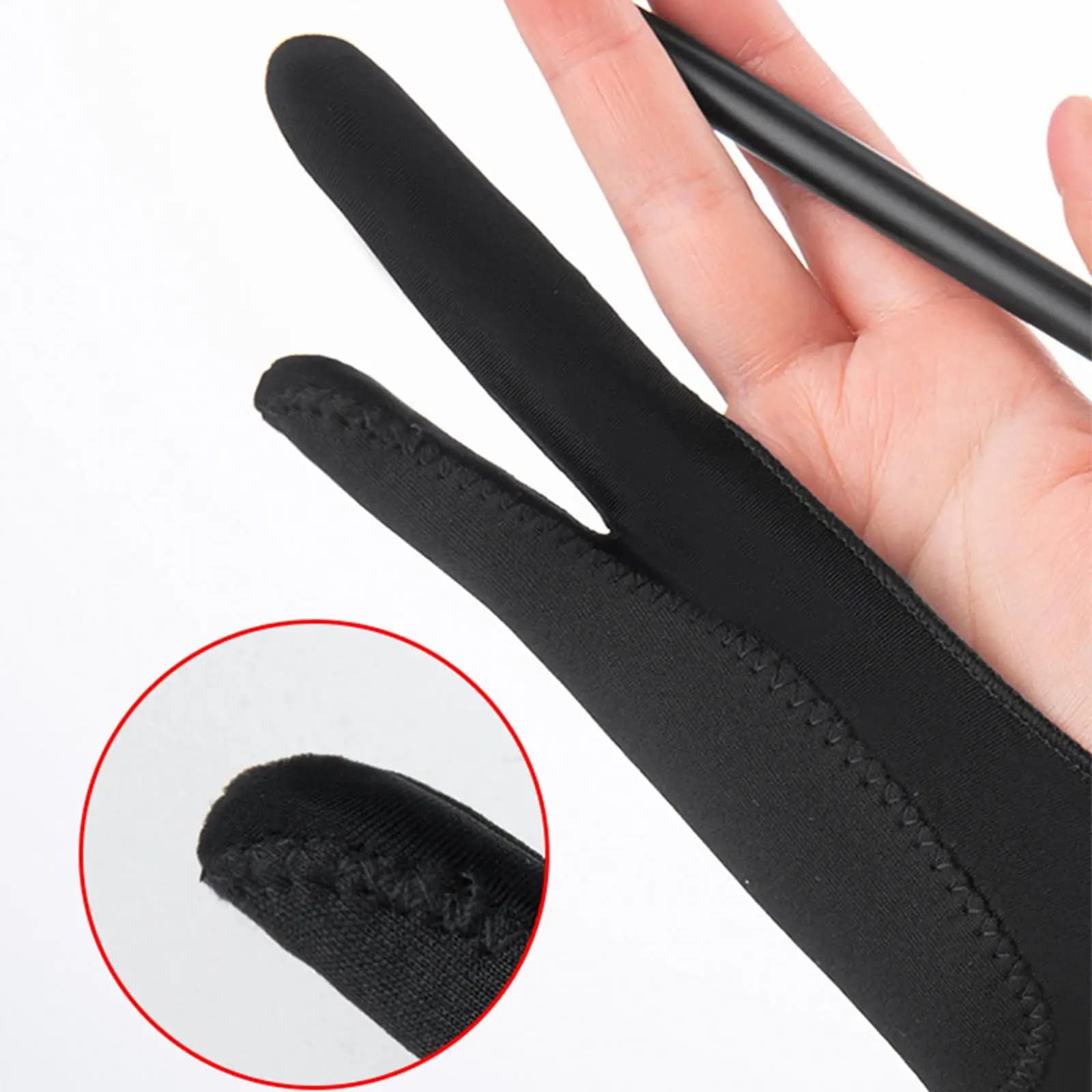 2 guanti da artista per tablet da disegno, guanti per disegno digitale, anti-sbavatura